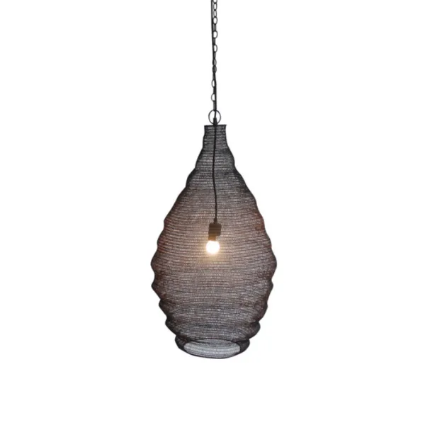SUSPENSION NOIRE SATINÉE - AC01C16BLK