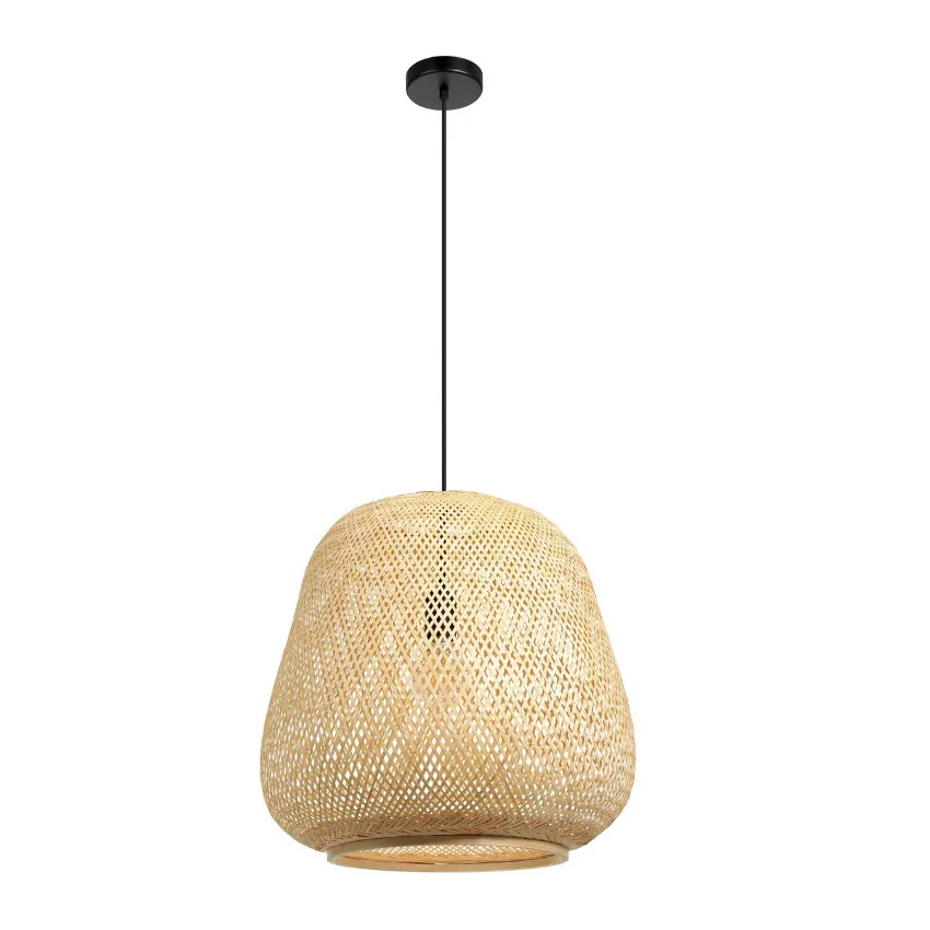 SUSPENSION NOIR ET BOIS- DEMBLEBY 206044A