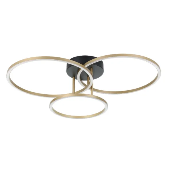 Gold and Black LED Ceiling Light- BOYAL 2-205745A