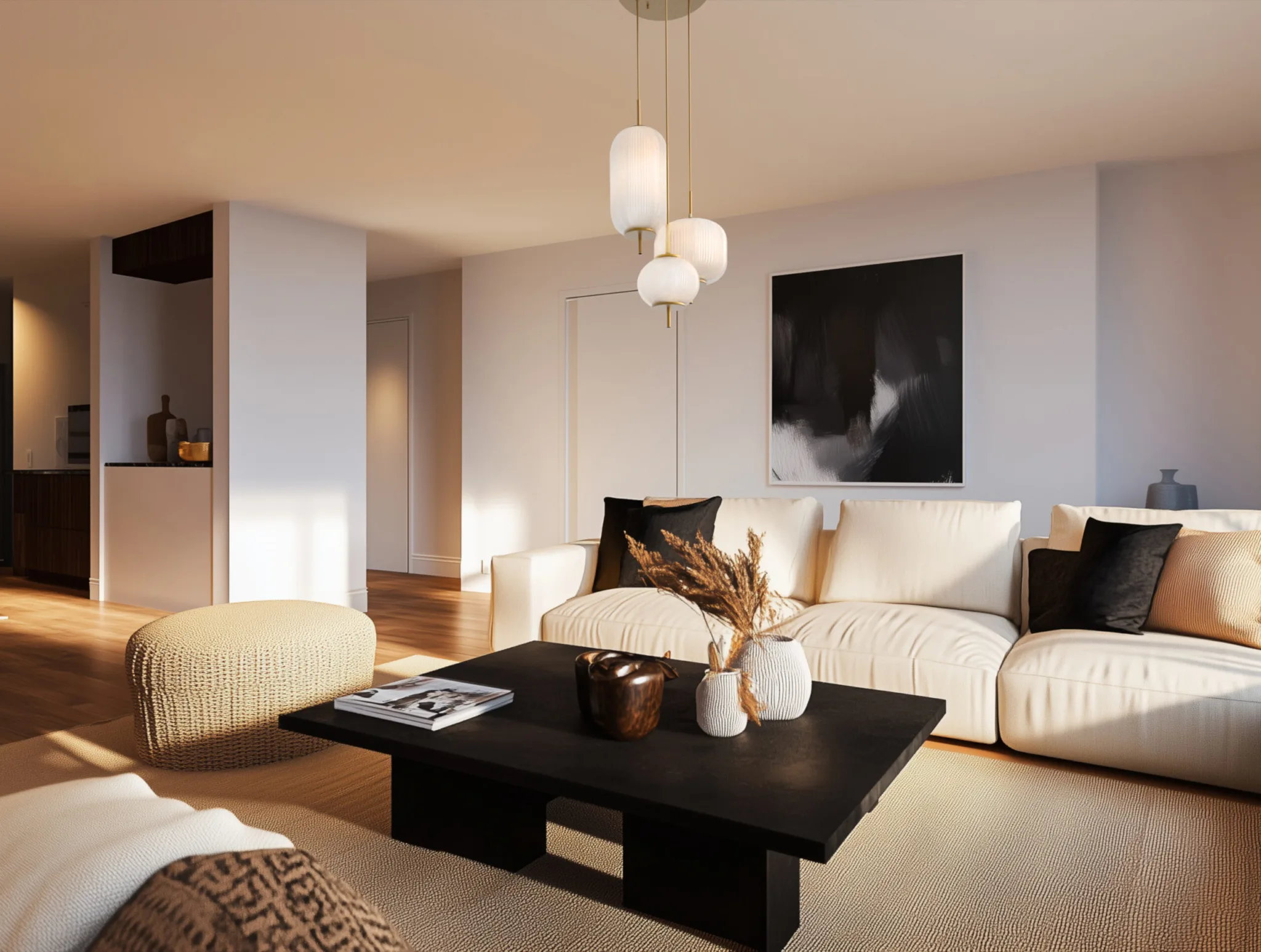 3L BRASS PENDANT - MOUNT PEARL - DVP40057BR-RIO - Image 2