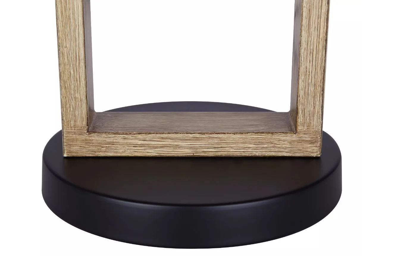 LAMPE DE TABLE NOIR ET BRUN BROSSÉ- BURKE ITL2141B26BKB - Image 4