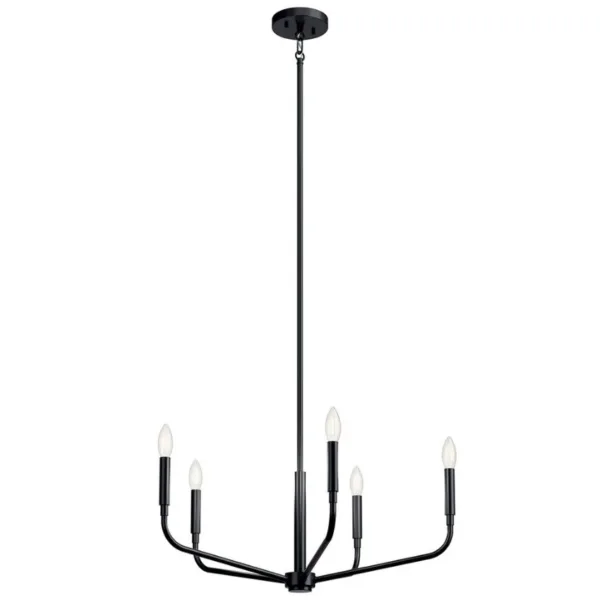 CHANDELIER NOIR - MADDEN 52717BK