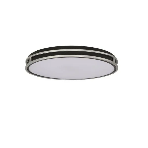 BLACK AND SILVER CEILING MOUNT- EREGANTO CN6595-BKSL