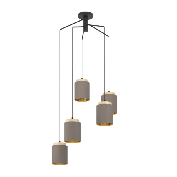 BLACK AND BROWN 5L PENDANT- ALBARIZA 99447A