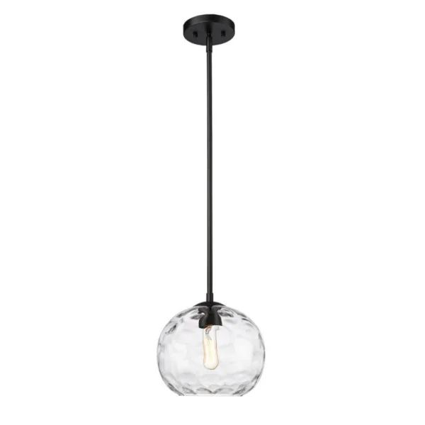 BLACK SINGLE PENDANT- CHLOE 490P10-MB