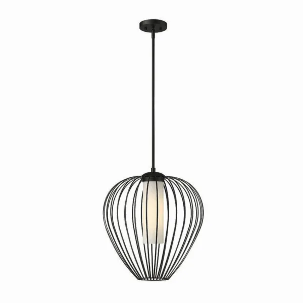 SUSPENSION NOIRE MAT - SAVANTI 7507-18MB