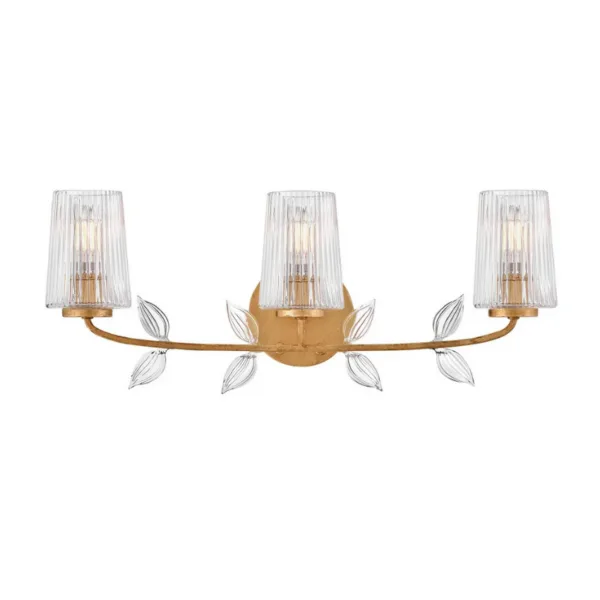 APPLIQUE MURALE VANITÉ LAITON VIEILLI - ALISO 57453DA