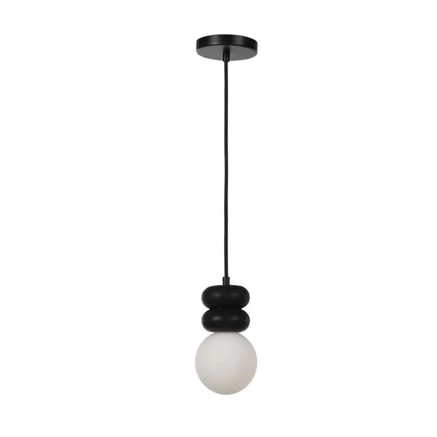 SUSPENSION SIMPLE NOIRE- SOLENE LPC4501