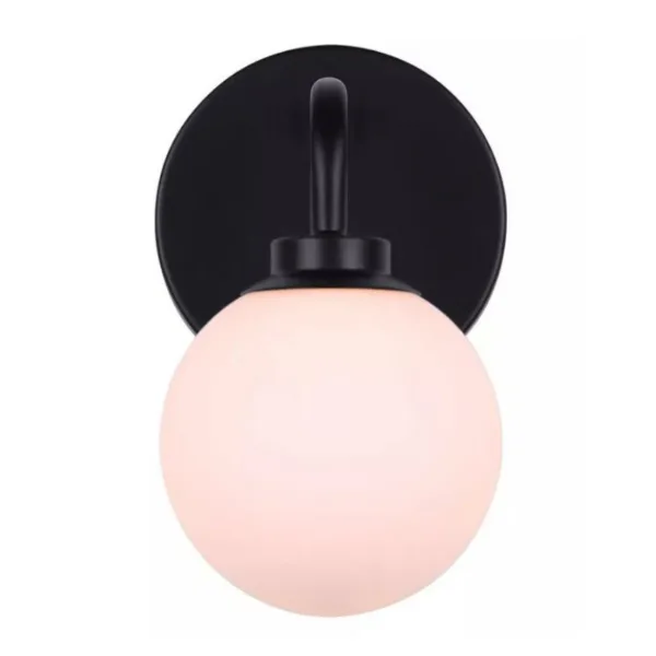 BLACK SINGLE WALLMOUNT- ASHER IWF1105A01BK9