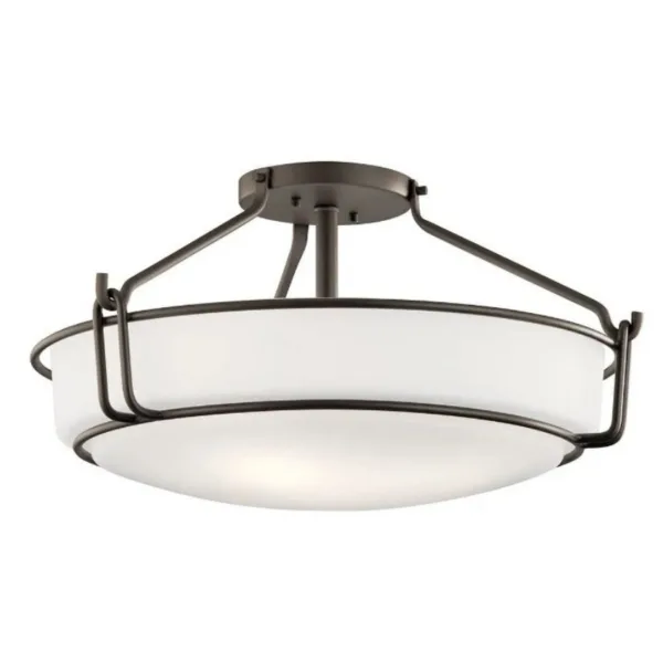 SEMI PLAFONNIER 4-L BRONZE- ALKIRE 44086OZ