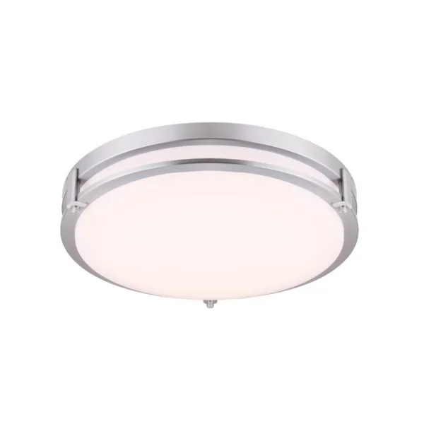 BRUSHED NICKEL LED FLUSHMOUNT- GILDA LFM112A16BN-3CCT