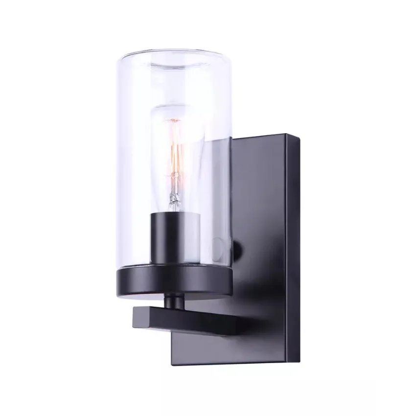 BLACK OUTDOOR WALL SCONCE - JORY IOL537BK