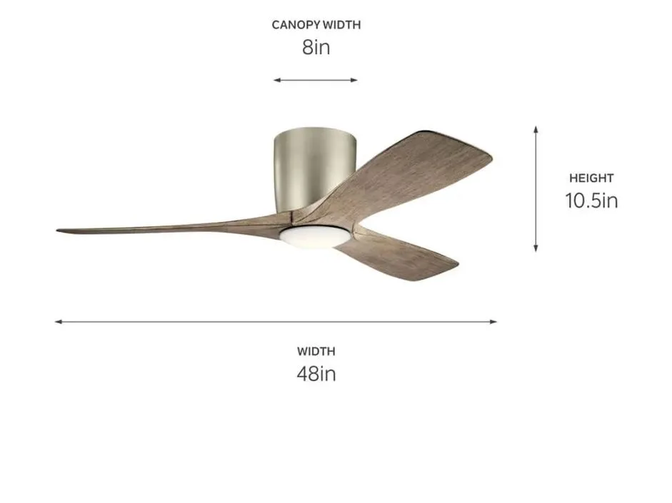 VENTILATEUR 48" NICKEL- VOLOS 300032NI - Image 3