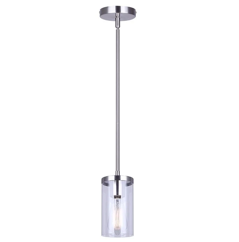 BRUSHED NICKEL SINGLE PENDANT- BRITTON IPL1234A01BN - Image 2