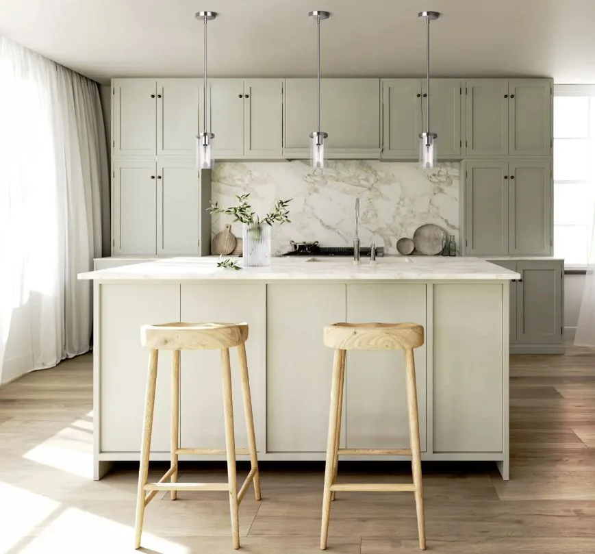 BRUSHED NICKEL SINGLE PENDANT- BRITTON IPL1234A01BN - Image 3