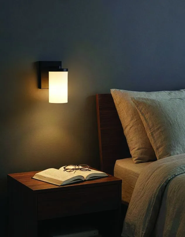 SINGLE BLACK VANITY WALL LIGHT BRITTON IVL1234A01BK-FO - Image 2