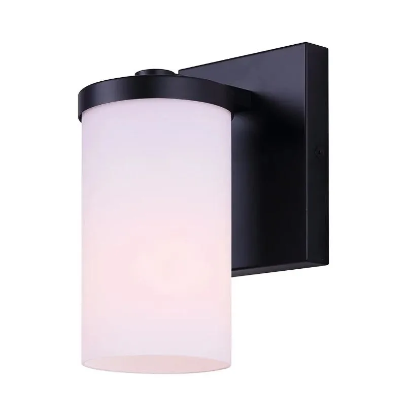 SINGLE BLACK VANITY WALL LIGHT BRITTON IVL1234A01BK-FO - Image 4