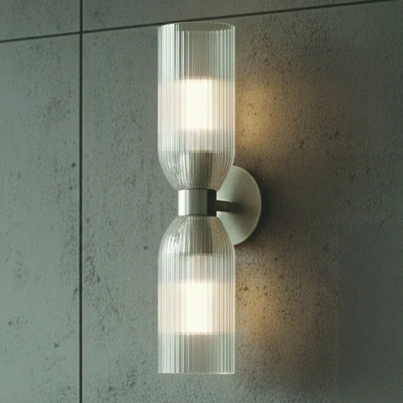 2-L NICKEL VANILY WALLMOUNT- OMARION IWF1252A02BN - Image 3