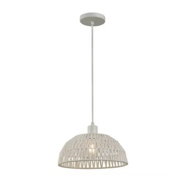 WHITE ROPE PENDANT- ROTA CN0085-WHT