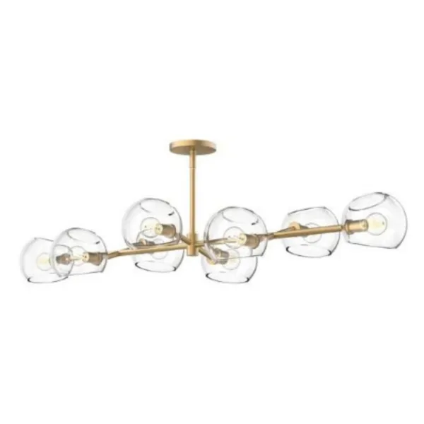BRUSHED GOLD LINEAR PENDANT- WILLOW LP548848BGCL