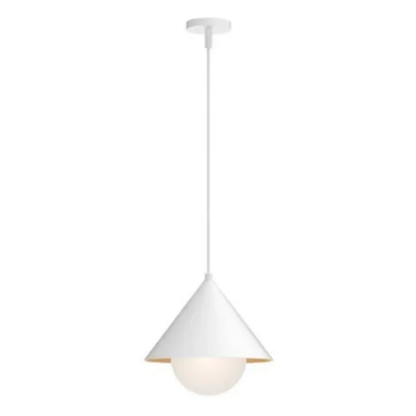 WHITE SINGLE PENDANT- REMY PD485214WHOP