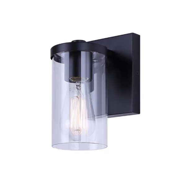 BLACK SINGLE WALL LIGHT- BRITTON IVL1234A01BK
