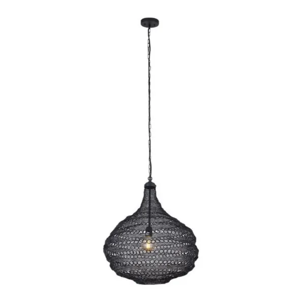 SUSPENDU MÉTAL NOIR- ZAIN IPL2085B01BK