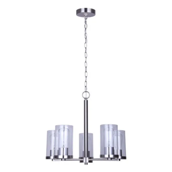 BRUSHED NICKEL 5-L PENDANT- BRITTON ICH1234A05BN