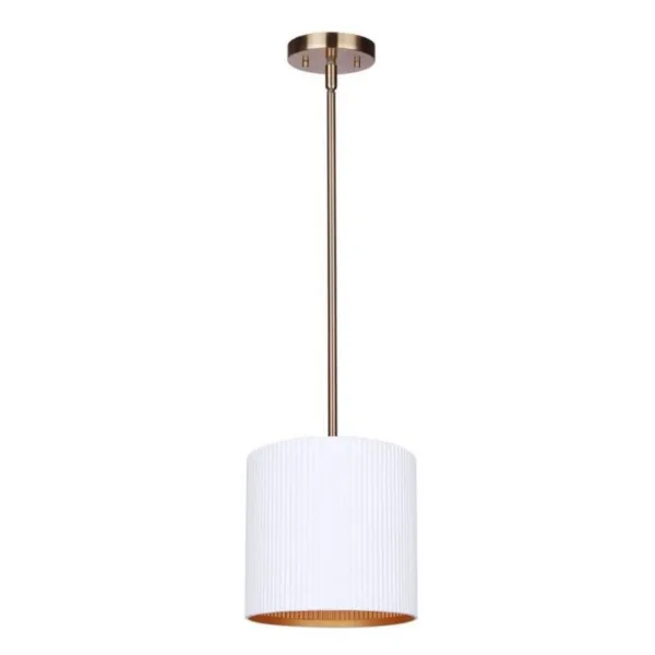 WHITE AND GOLD SINGLE PENDANT- REXTON IPL1119A01WHG