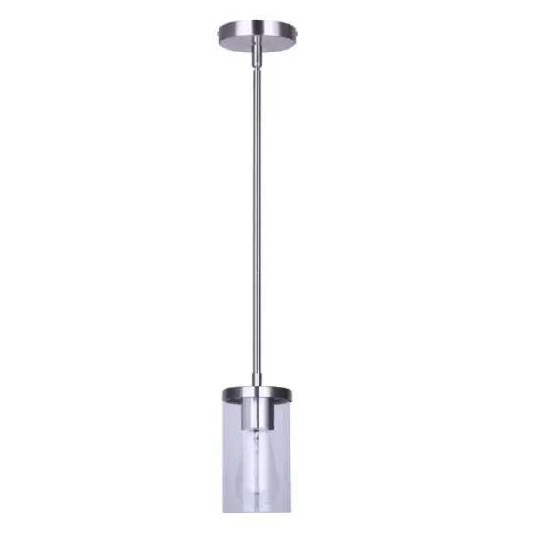 BRUSHED NICKEL SINGLE PENDANT- BRITTON IPL1234A01BN