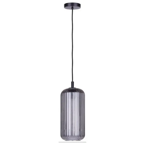 BLACK SINGLE PENDANT- MALEK IPL1250A01BK-SR