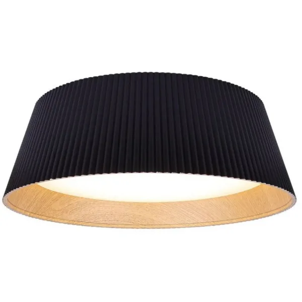 PLAFONNIER DEL NOIR ET BOIS- MIRA LFM344A18BKW