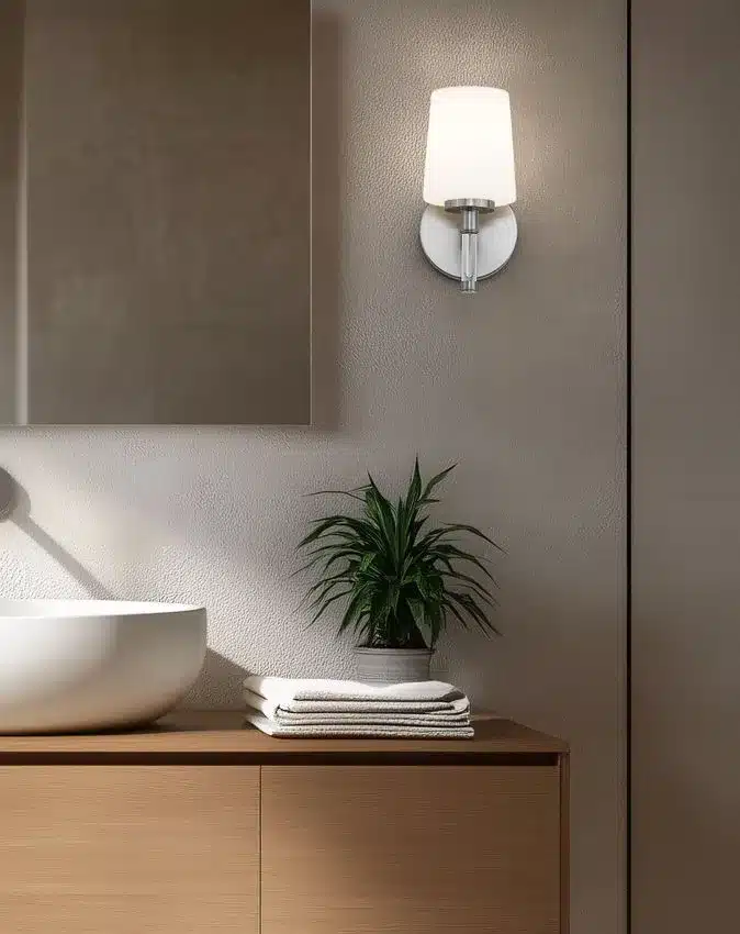 MURALE SIMPLE NICKEL - HENRI 7700-1V-BN - Image 3