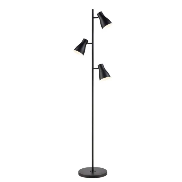 3-L BLACK FLOOR LAMP- AGINCOURT DVP30409EB-MW