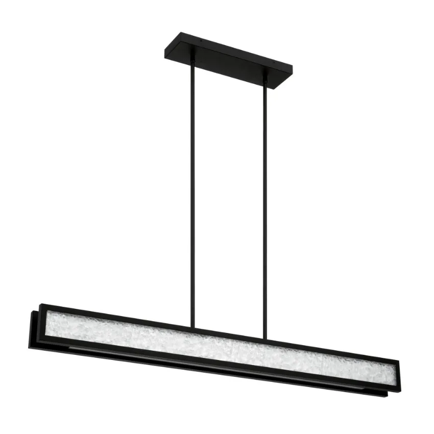 BLACK LED LINEAR PENDANT- COURTNEY 207414A