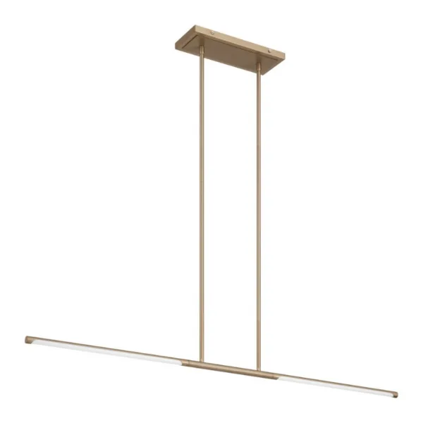 BRASS LINEAR LED PENDANT- OVERTURE 207283A