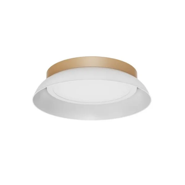 PLAFONNIER DEL BLANC ET OR- SOTTILE CNX-SM12-C27WGD