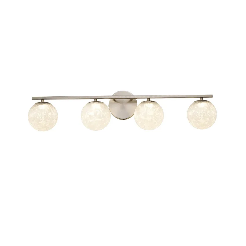4-L BRUSHED NICKEL VANITY WALLMOUNT- FORMA AC6964BN