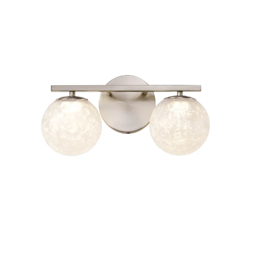 BRUSHED NICKEL LED VANITY WALLMOUNT- FORMA AC6962BN
