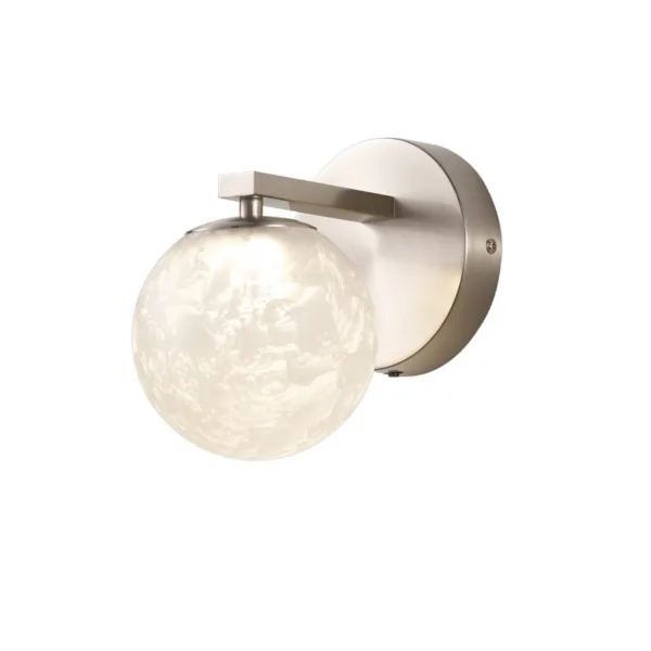 BRUSHED NICKEL SINGLE WALLMOUNT- FORMA AC6961BN