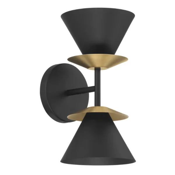 MURALE 2-L NOIR ET OR- TREMOLO 207319A