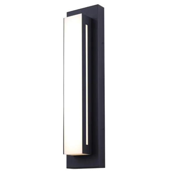BLACK LED OUTDOOR WALLMOUNT- AMANI LOL648BK