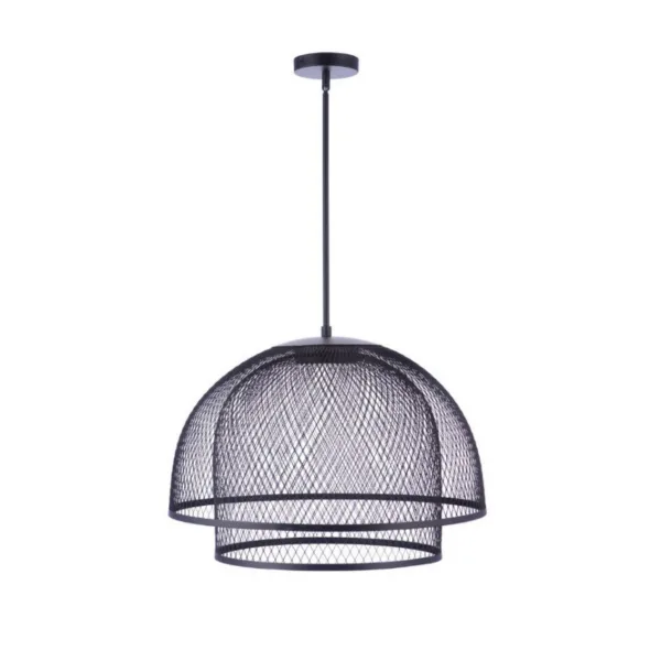 SUSPENDU MÉTAL DEL NOIR- P1006FB-LED