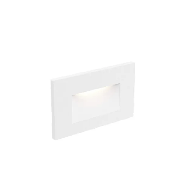 Indoor/Outdoor White Step Light -AMBER LEDSTEP005D-CC-WH