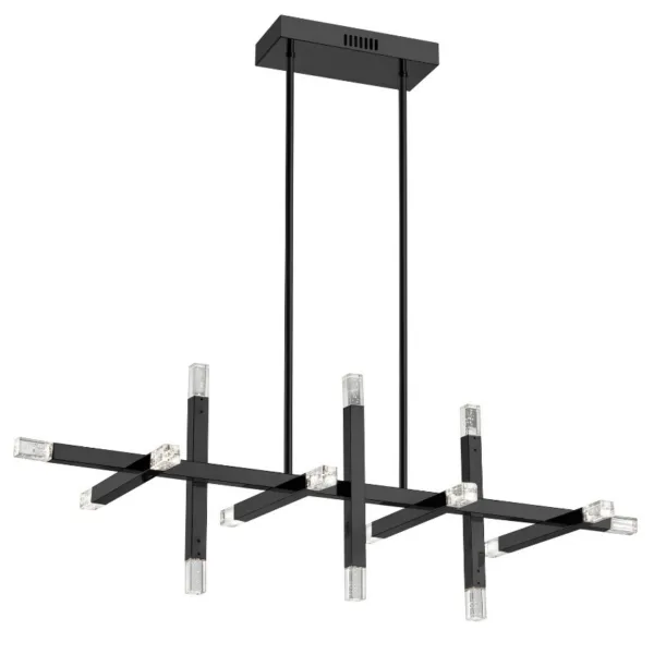 SUSPENDU DEL LINÉAIRE NOIR- FRANCESCA FCS-4064HC-MB