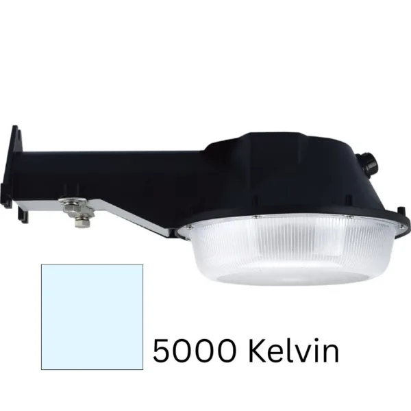 BLACK LED OUTDOOR AREA WALL LIGHT WITH PHOTOCELL - 65-245