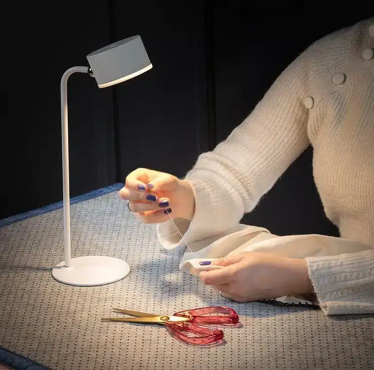 LAMPE DE TABLE RECHARGEABLE BLANC-27-POPLITE-03-WHT- 27-POPLITE-03-WHT - Image 2