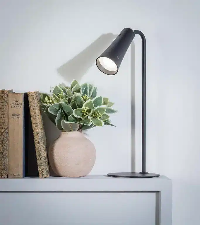 LAMPE DE TABLE RECHARGEABLE NOIR- 27-POPLITE-04-BLK - Image 3