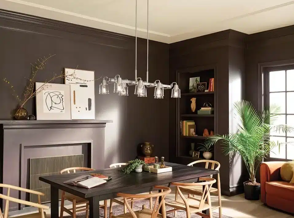 BRUSHED NICKEL 8-L LINEAR PENDANT- AIVIAN 52400NI