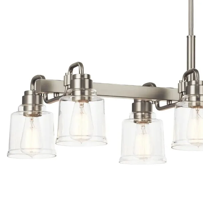 BRUSHED NICKEL 8-L LINEAR PENDANT- AIVIAN 52400NI - Image 4
